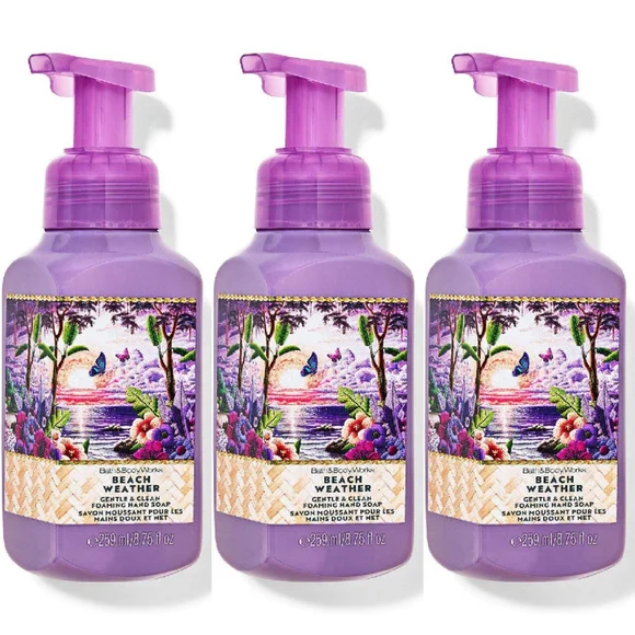 Bath & Body Works Beach Weather Hand Soap - Vibrant Purple - Picture 1 of 1